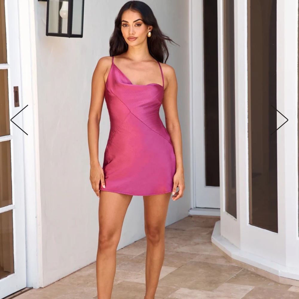Pink Slip Dress